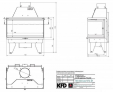Каминная топка KFD ECO iLine 5172 3F