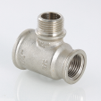 Тройник VALTEC с переходом на нар. р. 3/4"х 3/4"х 1/2" вн-нар-вн
