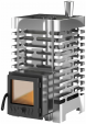 Печь для бани ASTON 20 INOX со стеклянной дверцей