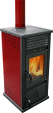 Печь-камин MBS Thermo Vesta Plus красная