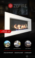 Биокамин Zefire Elliot 1500 белый со стемалитом