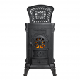 Чугунная печь-камин Везувий А-07 Антрацит