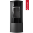 Печь-камин Kratki KOZA AB ENYO R 5,5 кВт Ø 100/150 черная (обшивка Thermotec)