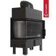 Каминная топка Kratki FLOKI L левая 12кВт O200 черный thermotec