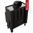 Каминная топка Kratki FLOKI M левая 10кВт O200 черный thermotec