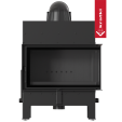 Каминная топка Kratki FLOKI M правая 10кВт O200 черный thermotec