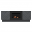 Тумба с биокамином Firelight BFP/P-1400V графит