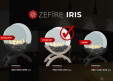 Биокамин Zefire Iris средний светлый