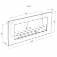 Биокамин Firelight BFP/W-110
