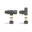 Комплект термостатический осевой с запорным клапаном Varmega №3 VMDV12