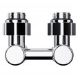 Узел нижнего подключения Royal Thermo Design угловой 1/2"х3/4" EK (хром)
