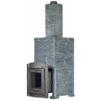 Банная печь ProMetall Атмосфера XL в облицовке Империя Талькохлорит (комплект)