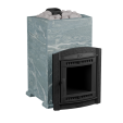 Банная печь ProMetall Атмосфера XL в облицовке Талькохлорит+ корзина