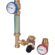 Насосная группа с 3-х ходовым приводным смесителем 3/4" STOUT без насоса (SDG-0007-002001)