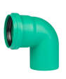 Отвод полипропиленовый для ливневой канализации OSTENDORF Ру 3 Ду 110