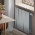Радиатор секционный биметаллический Royal Thermo PianoForte 500 VDR Silver Satin с нижним подключением