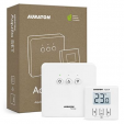 Беспроводной суточный регулятор температуры Auraton Aquila SET белый