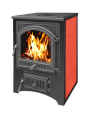 Печь-камин Везувий ПК-01 (205) c плитой красная 12 кВт