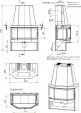 Печь-камин Мета-Бел АОТ 12.0 в модификации Викинг XL
