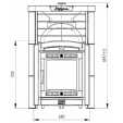 Печь банная Prometall Эйфория 45 КТТ сетка