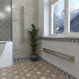 Дизайн-радиатор отопления Stinox Minori Design 10x120 латунь сатин