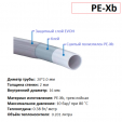 Труба из сшитого полиэтилена FixHot Sti PE-Xb EVOH 20х2.0