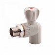 Кран шаровой радиаторный угловой ПП РосТурПласт
