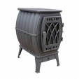 Печь-камин ProMetall Бахта (серая)