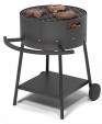 Мангал Везувий Дачник с чугунной решёткой "Стейк" ø450 на подставке