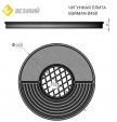 Чугунная плита Везувий Gurman Ø450