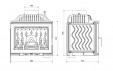 Каминная топка Kawmet W17 12,3 кВт EKO