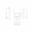 Каминная топка Kratki MBZ/PW/13/G/W