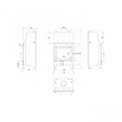 Каминная топка Kratki MBZ/PW/13/W