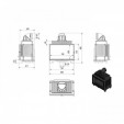 Каминная топка Kratki FRANEK/14