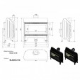 Каминная топка Kratki Blanka 910