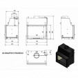 Каминная топка Kratki OLIWIA/PW/17/W/DECO