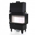 Каминная топка Defro Home RIVA SM BP SHORT угловая, с водяным контуром