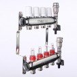 Коллекторная группа VALTEC 1 3/4 (4 вых.) c регулировочными клапанами и расходомерами