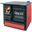 Печь-камин Guca GULIVER с плитой - bordo, cream