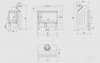Каминная топка Kratki Zibi/P/BS/DECO