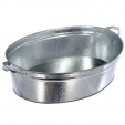 Оцинкованный таз овальный 23л 36552