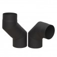 Отвод 90° КПД ЧЕРНЫЙ