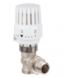 Кран вентильный для радиатора 1/2"х3/4" угловой с термоголовой AV ENGINEERING (AVE298512)