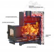 Печь ВЕЗУВИЙ Скиф Ковка 16 (210) "М"