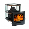 Печь для бани Сибирь-20 с панорамной дверцей (Сетка) 5392