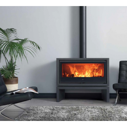 Печь-камин Denia Panoramic + Stove Bench