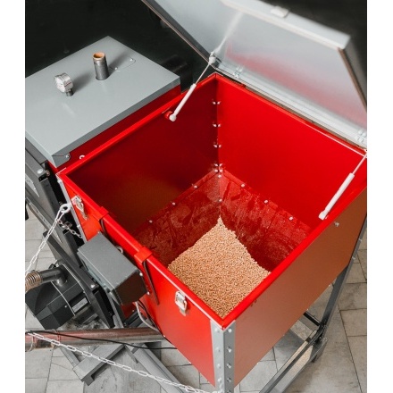 Твердотопливный котел Теплоприбор Rizon 20 DUO (с бункером без горелки)