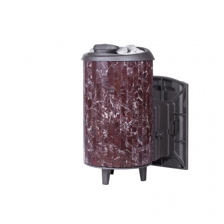 Печь банная ProMetall Атмосфера L в ламелях Россо Леванто