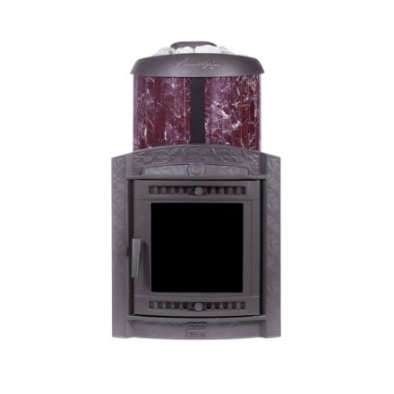 Печь банная ProMetall Атмосфера XL в ламелях Россо Леванто