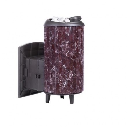 Печь банная ProMetall Атмосфера XL в ламелях Россо Леванто